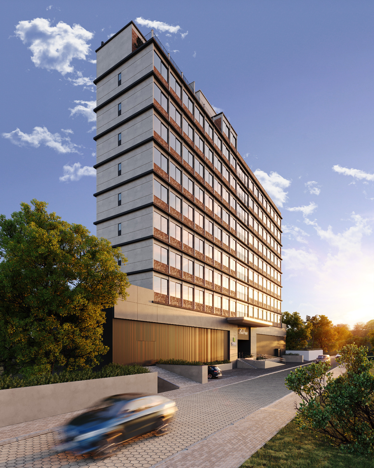 Ilustração de prédio